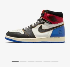 ナイキ エア ジョーダン 1 レトロ ハイ OG SP ユニオン フラグメント デザイン 270