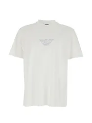 EMPORIO ARMANI ロゴ コットン Tシャツ 送料無料