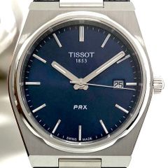 美品 ティソ PRX T137410A クォーツ ブルー文字盤 メンズ WT47 - メルカリ