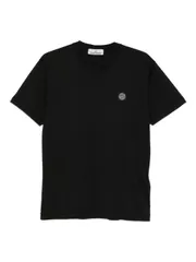 STONE ISLAND ロゴコットンTシャツ 送料無料