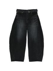 極美品・26SS新作】sacai サカイ ベルト付 デニムパンツ ブラック 