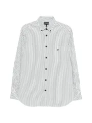 EMPORIO ARMANI ストライプコットンシャツ 送料無料
