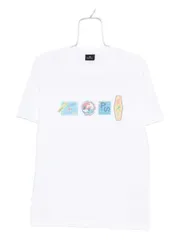 PS PAUL SMITH ステッカープリントコットンTシャツ 送料無料
