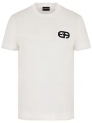 EMPORIO ARMANI ロゴ コットンブレンド Tシャツ 送料無料