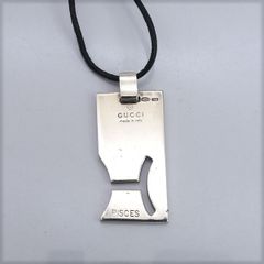 グッチ GUCCI ネックレス トップ Taurus 牡牛座 星座 メンズ 銀 - メルカリ