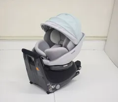 クルムーヴ スマート ISOFIX エッグショック JL-590 ミントグリーン ハイグレードモデル コンビ 新生児OK クリーニング済み C146001t