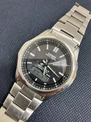 【訳あり/実働】CASIO カシオ WVA-M630 電波ソーラー アナデジ 作業用に