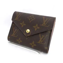 LOUIS VUITTON / ルイヴィトン ◆ポルトフォイユ・ヴィクトリーヌ ローズバレリーヌ コンパクトウォレット M62360 【財布/サイフ/ウォレット/wallet/コイン】 ブランド【中古】 