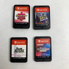 【中古品】 Nintendo Switch ニンテンドー スイッチ ソフト 4本 まとめ セット ポケモン スマブラ など 【023-260227-mh-02-fuz】