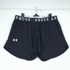 UNDER ARMOUR アンダーアーマー レディース ブラック トレーナー ハーフパンツ (M)