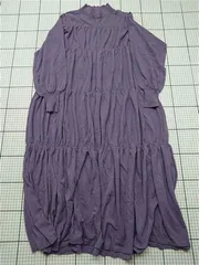 ◇ Θ エージー AG バイ アクアガール ティアードワンピース パープル系 レディース M E  【1602040009761】