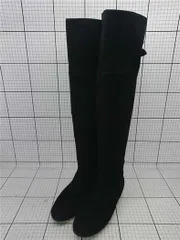 ◇ ⊇ セブントゥエルブサーティ VII XII XXX ロングブーツ ブラック系 レディース E  【1602040013126】