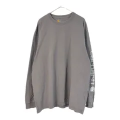Carhartt カーハート 長袖Ｔシャツ グレー(メンズ XL)中古 古着 X3953