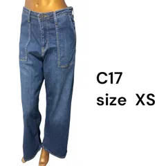 No.223 (♡)C17  ワイドデニムパンツ シンプル カジュアル ストリートのサムネイル