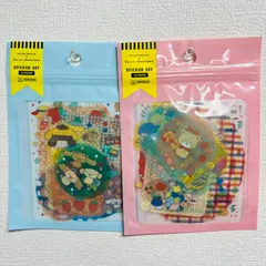mizutama×サンリオキャラクターズ ステッカーシール 10枚入 新品 限定【2点セット】