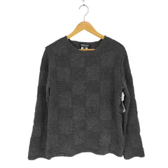 コムデギャルソンオムドゥ COMME des GARCONS HOMME DEUX AD2025 25AW ウール天竺×片畔編み  Wool Jersey × Half-Fisher Knit メンズ  S