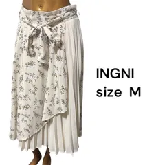 No.224 (♡)INGNI  花柄  プリーツフレアスカート