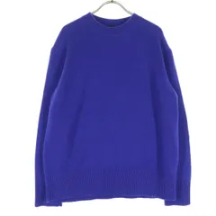 美品 theory セオリー 長袖 カシミヤ 丸襟 セーター S ブルー レディース 古着