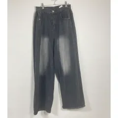 S-BIN レディース ブラック 丸のまま デニムパンツ S ホホ店舗