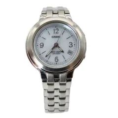 【中古】CASIO カシオ ウェーブセプター 電波ソーラー デイト クオーツ 型:LWQ-120 3針 ソーラー  電波時計 腕時計 レディース A2601002【無料ギフトラッピング承ります】