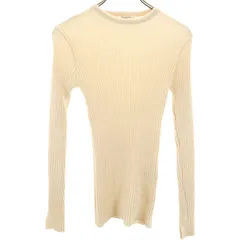 FREAK'S STORE フリークスストア 長袖 リブ セーター F アイボリー ニット レディース 古着