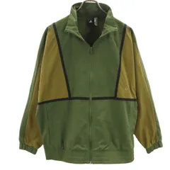 美品 adidas アディダス ウインドブレーカー L カーキ 裏メッシュ ジャケット メンズ 古着