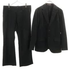 PS Paul Smith ピーエスポールスミス 日本製 カジュアル スーツ 上下 セットアップ L/XL ブラック メンズ 古着