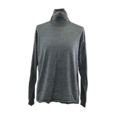 バンブーシュート BAMBOO SHOOTS ニット タートル 長袖 メリノウール Lサイズ グレー メンズ F-S4800