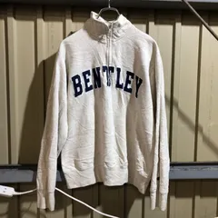 2022 Champion ハーフジップトレーナー グレー S チャンピオン スウェット 刺繍ロゴ 古着卸 アメリカ仕入
