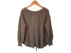 k03251106111　GU ジーユー　Mサイズ　Brown　　トップス　ニットorセーター　春夏