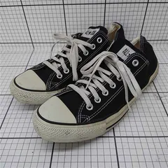 ◇ Θ コンバース CONVERSE オールスター M9166 ローカットスニーカー ブラック系 メンズ 29cm E  【1512220053876】