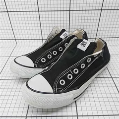 ◇ Θ コンバース Converse オールスター 1C238 ローカットスニーカー ブラック系 24.5cm レディース E  【1512220053852】