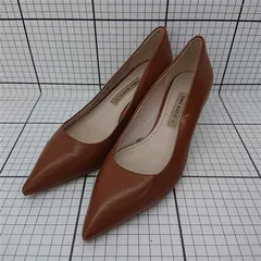 ◇ Θ ザラ ZARA BASIC 37 ブラウン系 ポインテッドトゥ パンプス レディース E  【1512220053715】
