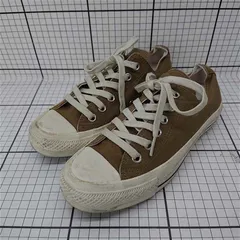 ◇ Θ コンバース Converse オールスター 1CL482 ローカットスニーカー 24cm ベージュ系 レディース E  【1512220057645】