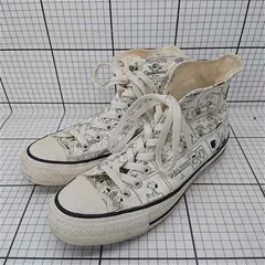 ◇ Θ コンバース CONVERSE オールスター ピーナッツコラボ ハイカットスニーカー メンズ 26.5cm E  【1601070013236】
