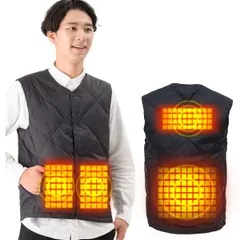 【在庫処分】電熱ベスト 温熱ベスト 送料無料 ヒートベスト  ヒーターベスト インナーベスト ダウンベスト 電熱ジャケット ヒーター内蔵 3段階温度 電熱ウェア アウトドア バイク スキー 釣り 電熱ベストのみ