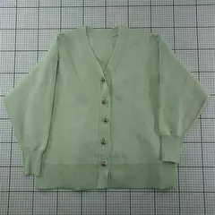 ◇ Θ ティーアイ ti. カーディガン レディース Mサイズ ミントグリーン E  【1601300048380】