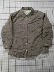 ◇ Θ アースミュージックアンドエコロジー earth music&ecology チェック柄長袖シャツ Fサイズ レディース E  【1601300050055】