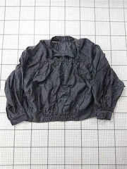 ◇ Θ ナノユニバース nano・universe ギャザーデザインブラウス ブラック系 レディース M E  【1601300050017】