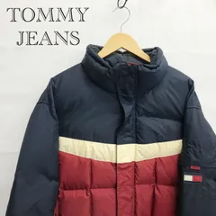 Tommy Jeans トミージーンズ ナイロンジャケット 中綿ジャケット XL ネイビー レッド  メンズ ファッション _232023