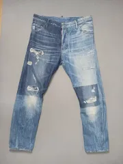 35 正規品 DSQUARED2 ツートンウォッシュ Classic Kenny TWEE ツイスト ジーン デニム