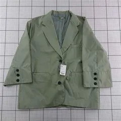 ◇ Θ クティール kutir KT027015BW リネンオーバージャケット ライトグリーン メンズ M E  【1602040008238】のサムネイル