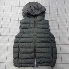 ◇ Θ ギャップ Gap OUTDOOR EDITION ダウンベスト チャコールグレー XS メンズ E  【1602040013546】