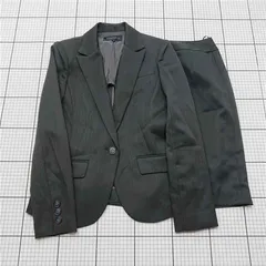 ◇ Θ エスプリミュール ESPRITMUR スカートスーツ セットアップ 7号 ブラック系 レディース E  【1602040009969】