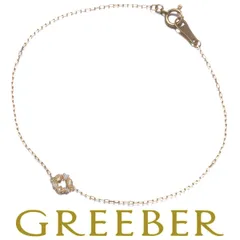 アガット ブレスレット ダイヤ ダイヤモンド 0.03ct 2種カット K18YG #185215