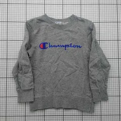 ◇ Θ チャンピオン Champion キッズスウェット グレー 140cm 綿100％ トップス 子供用 E  【1602040066719】