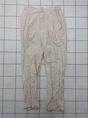 ◇ Θ グリーンレーベルリラクシング green label relaxing リネン混テーパードパンツ ベージュ系 メンズ E  【1602040066627】