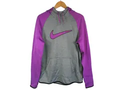 k05251203017　NIKE　Mサイズ　グレー×紫　　トップス　パーカー　秋冬