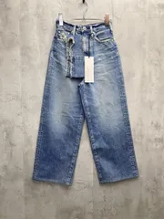 訳あり新品 upper hights アッパーハイツ N1C201502AGM ダメージ加工 THE NIECE デニム パンツ デニムパンツ size21/青 ■■◎レディース