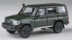 新品 PARA64 1/64 トヨタ ランドクルーザー LC76 2014 ミリタリーグリーン RHD 完成品ダイキャストミニカー PA66313 [佐川急便]